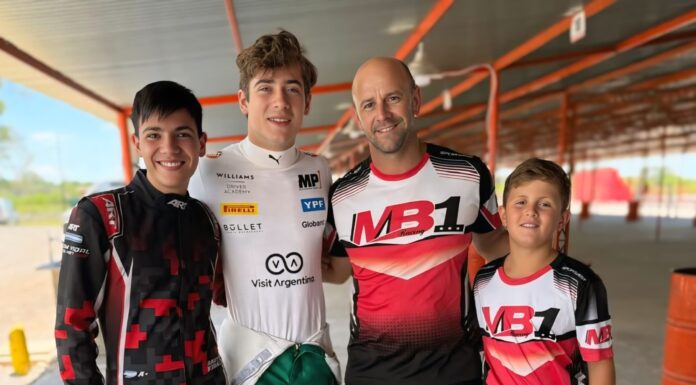 Franco Colapinto sorprendió en Zárate: entrenamientos, autógrafos y una Ferrari de lujo