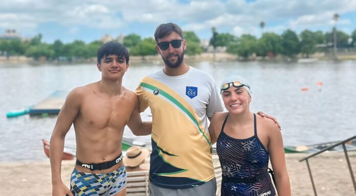 Destacada participación de nadadores del club ciudad de campana en aguas abiertas