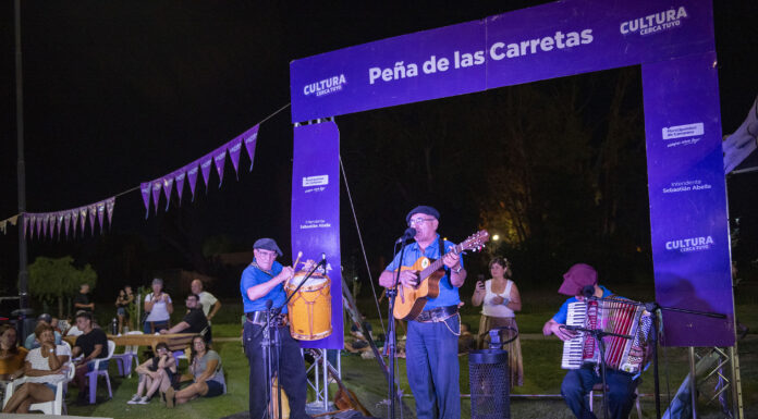La “Peña de las Carretas” ya es un clásico: otra exitosa noche de folklore
