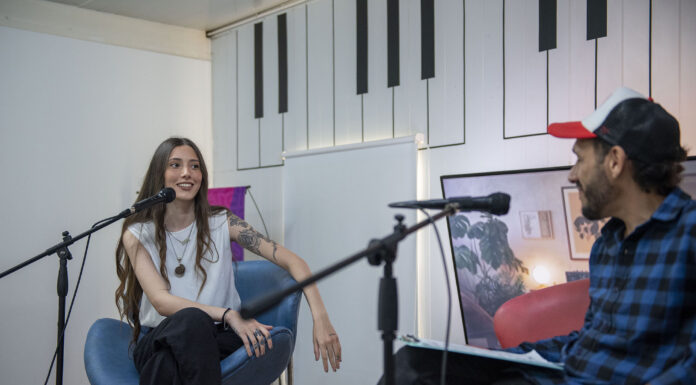 Iara Lombardi protagonizó una interesante charla en Campana Joven