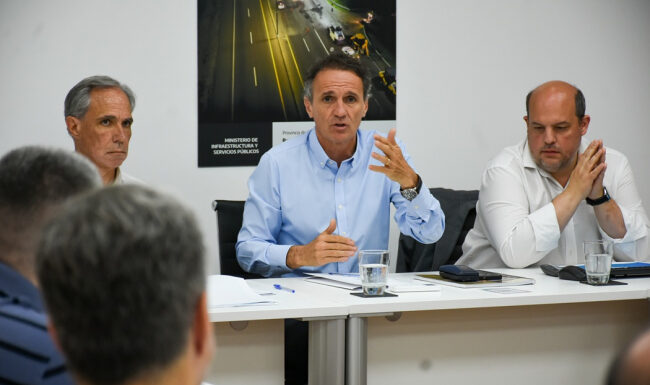 Katopodis e intendentes se reunieron por obras en la Autovía Provincial Ruta 6