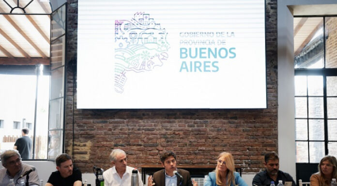 Kicillof se reunió con empresarios y representantes de distintos sectores productivos