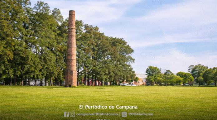 Lugares de Campana: Una chimenea y un barrio