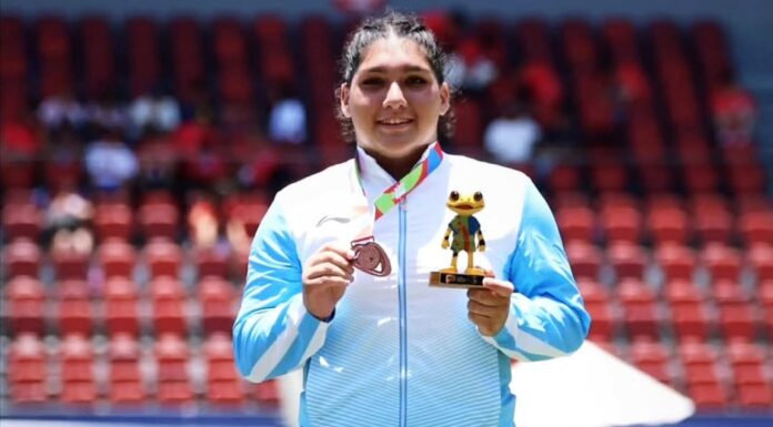 Ornella Pérez, bronce y récord en los juegos Suramericanos de la Juventud