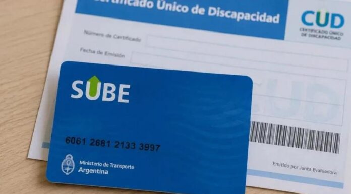 Personas con discapacidad ya pueden vincular el CUD a la SUBE para viajar gratis
